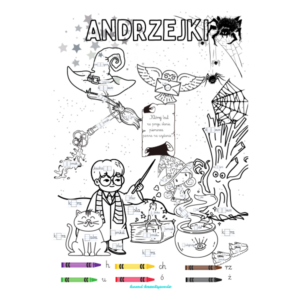 Andrzejki-e-book z  plakatem ortograficznym
