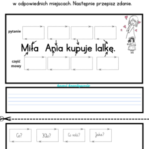 Rozróżniamy części mowy - zestaw