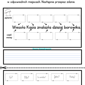 Rozróżniam 4 części mowy