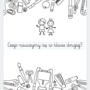 Czego nauczymy się w klasie drugiej- karty czarno-białe- e-book