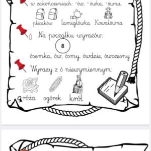 Zasady ortograficzne- e-book z wklejką i kartą a4