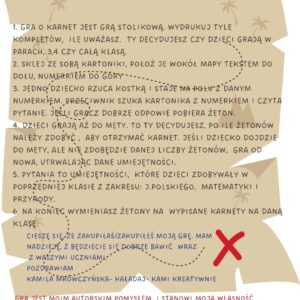 E- book z grą o karnet drugoklasisty
