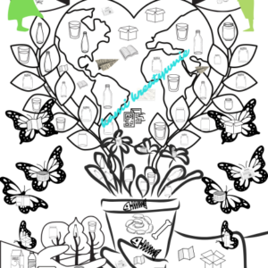 Dzień Ziemi segregacja- obrazki