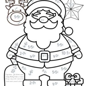 mikołajki - dodawanie i odejmowanie w zakresie 10- e-book