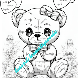 Miś z czasami czasownika