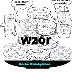 Tłusty czwartek- mnożenie w zakresie 100- e-book