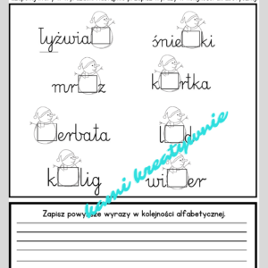 Bałwanki -lekcja zintegrowana- e-book