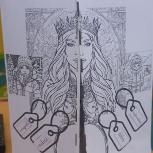 E- book z lekturą Królowa Śniegu- lapbook