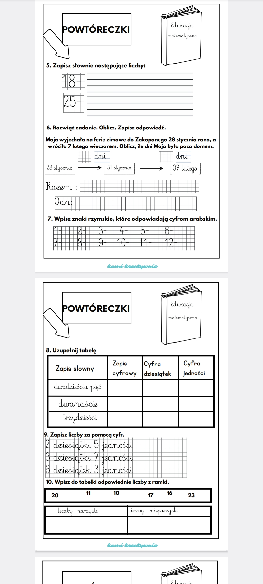 E- book - z powtórzeniem wiadomości- klasa 2- I półrocze. Diagnoza - obrazek 12