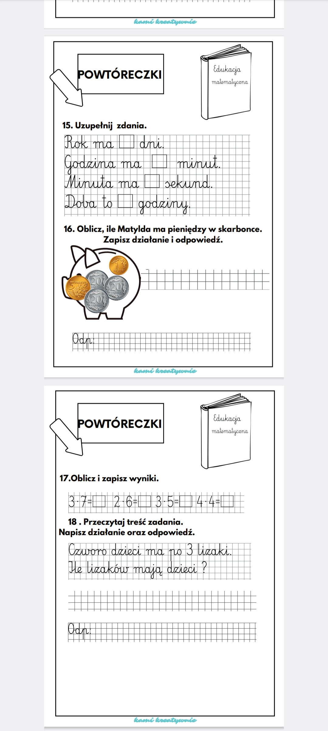 E- book - z powtórzeniem wiadomości- klasa 2- I półrocze. Diagnoza - obrazek 10