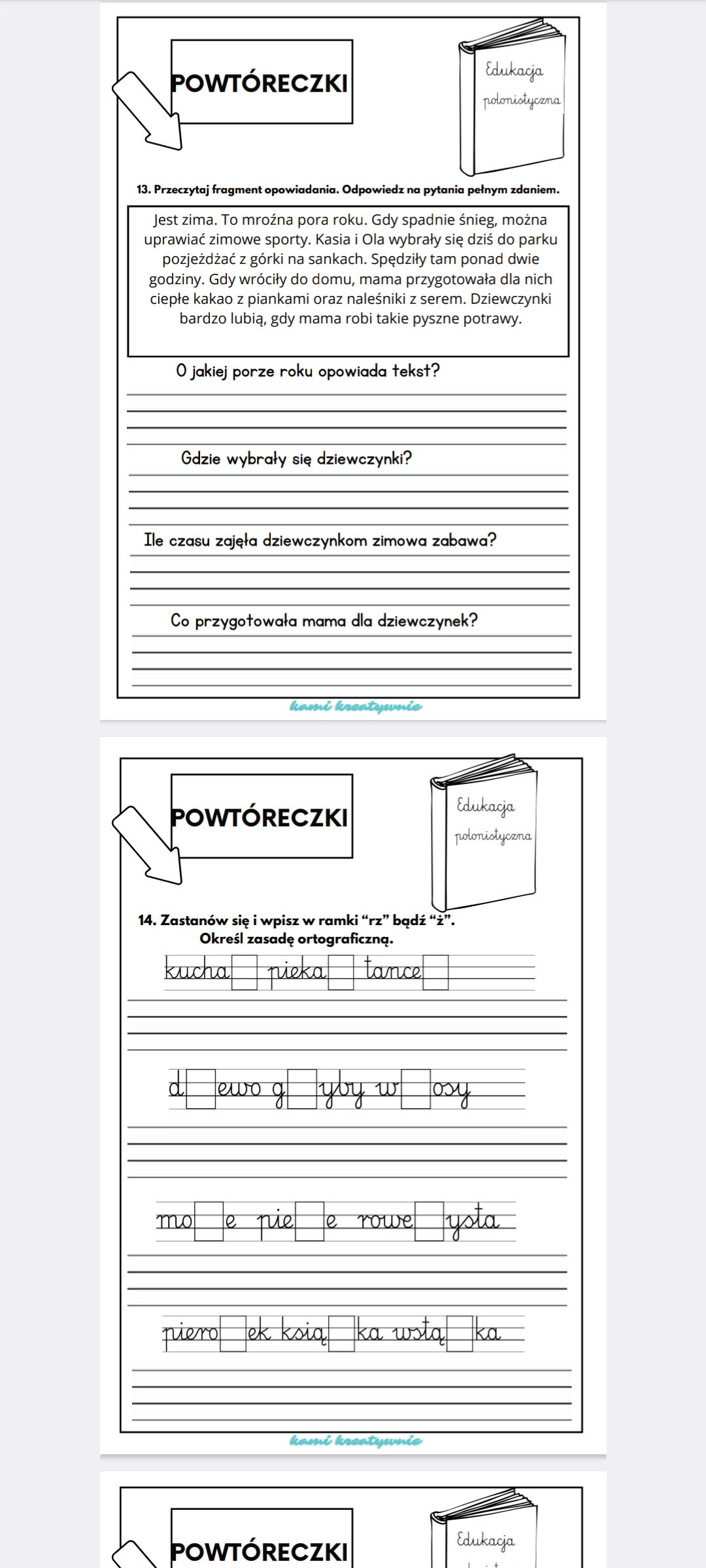 E- book - z powtórzeniem wiadomości- klasa 2- I półrocze. Diagnoza - obrazek 6