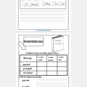 E- book z powtórzeniem wiadomości- klasa 3- I półrocze. Diagnoza