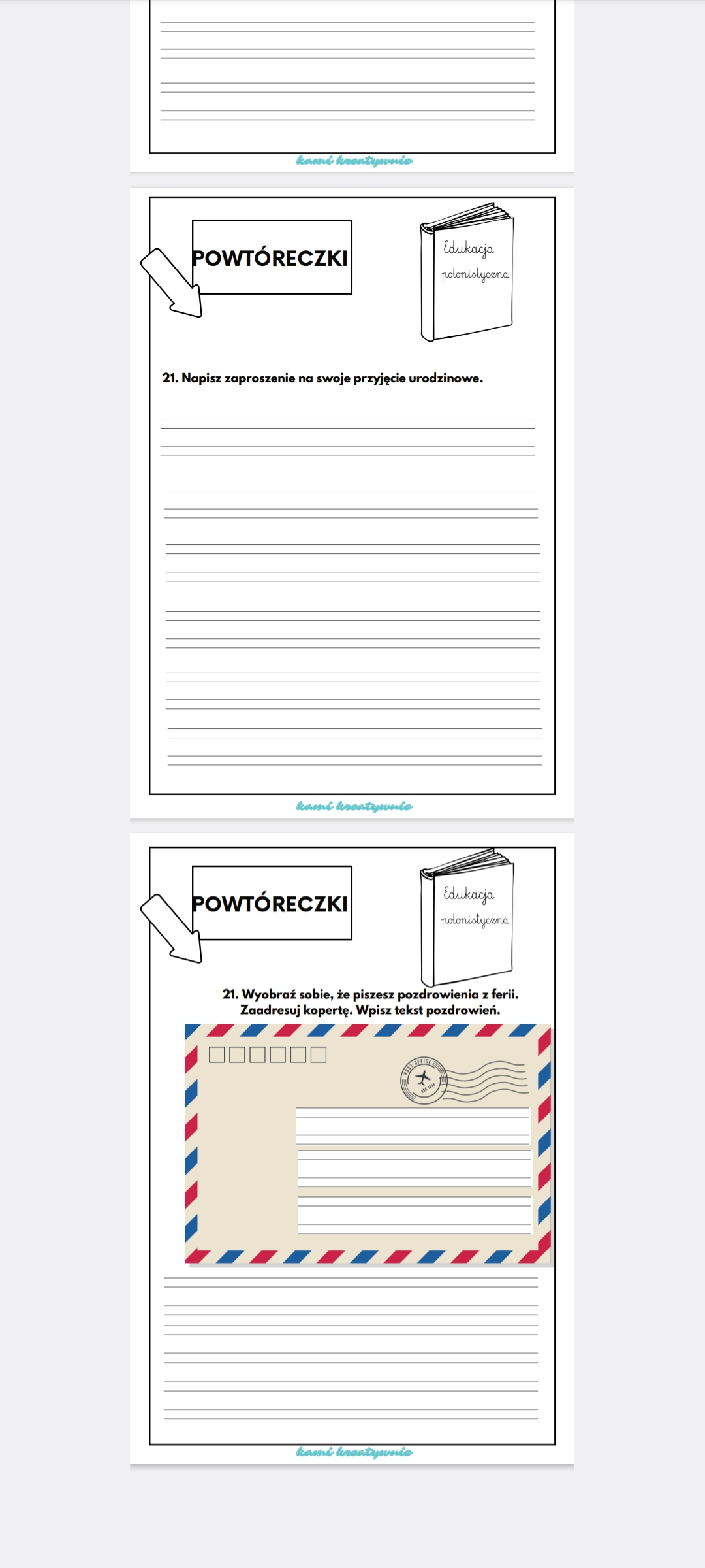 E- book z powtórzeniem wiadomości- klasa 3- I półrocze. Diagnoza - obrazek 10