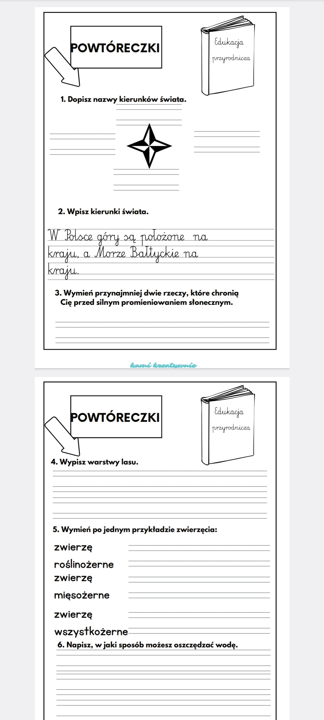 E- book z powtórzeniem wiadomości- klasa 3- I półrocze. Diagnoza - obrazek 4