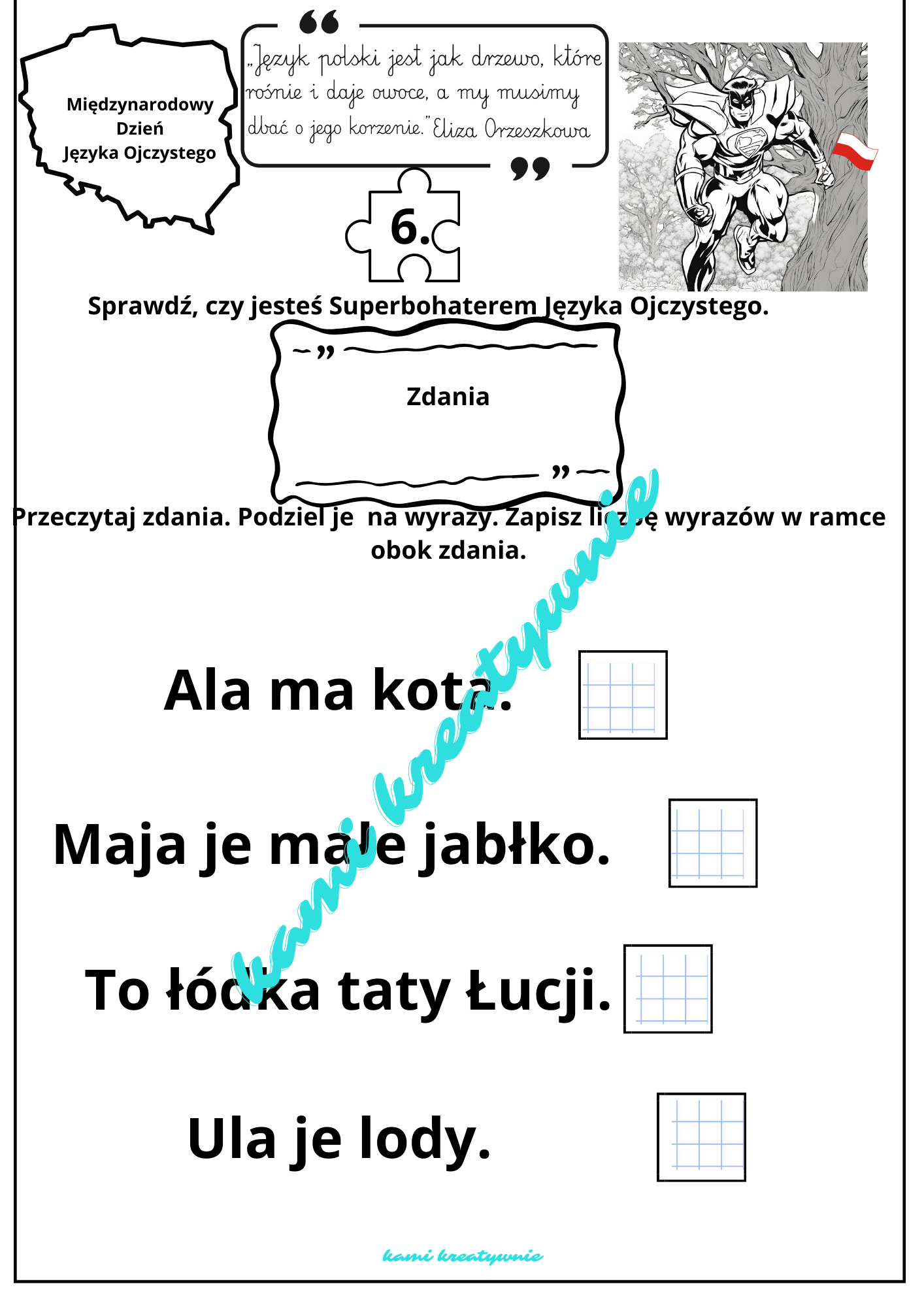 Dzień Języka Ojczystego- gra dla pierwszaków- gra-e-book - obrazek 12