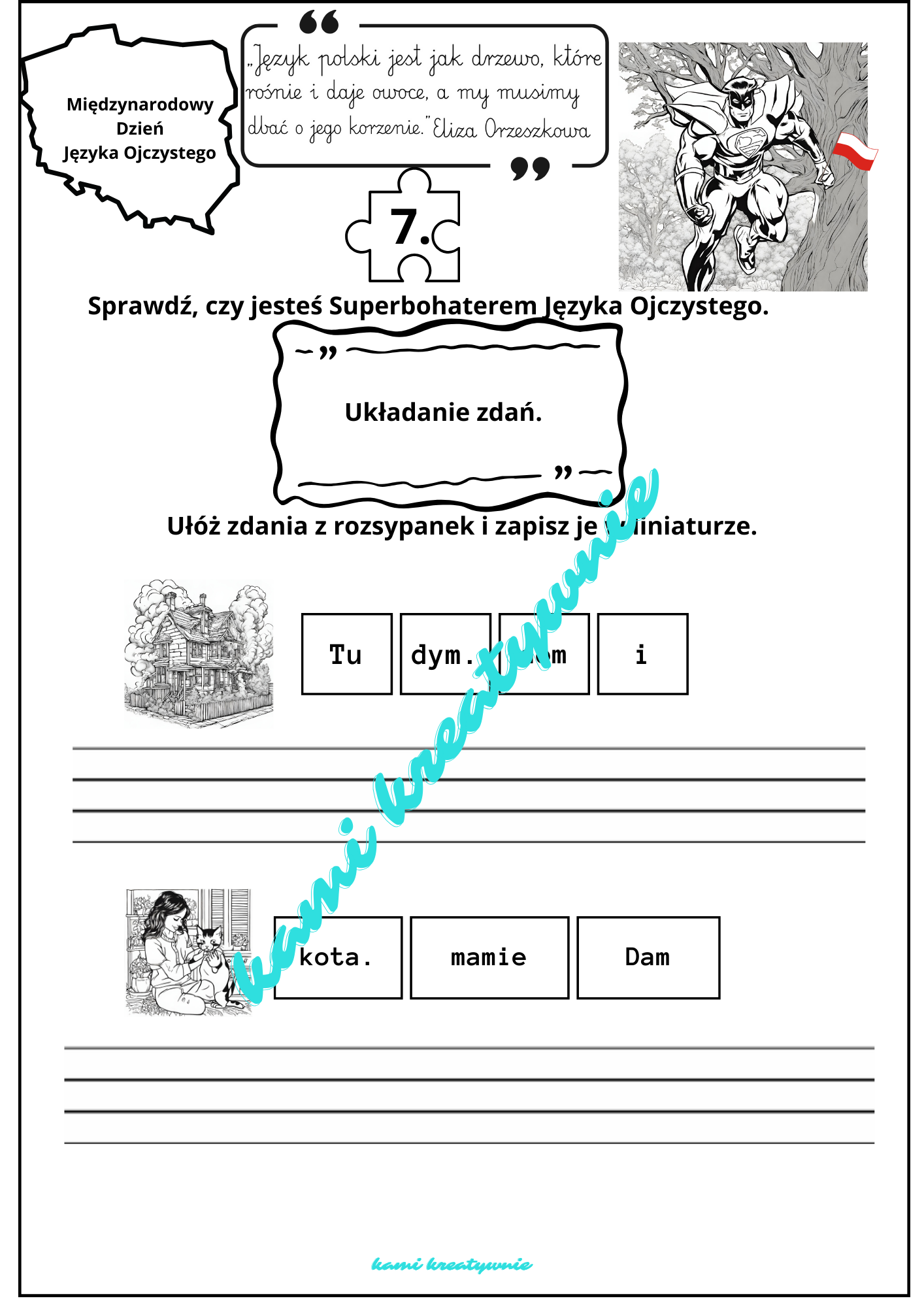Dzień Języka Ojczystego- gra dla pierwszaków- gra-e-book - obrazek 14