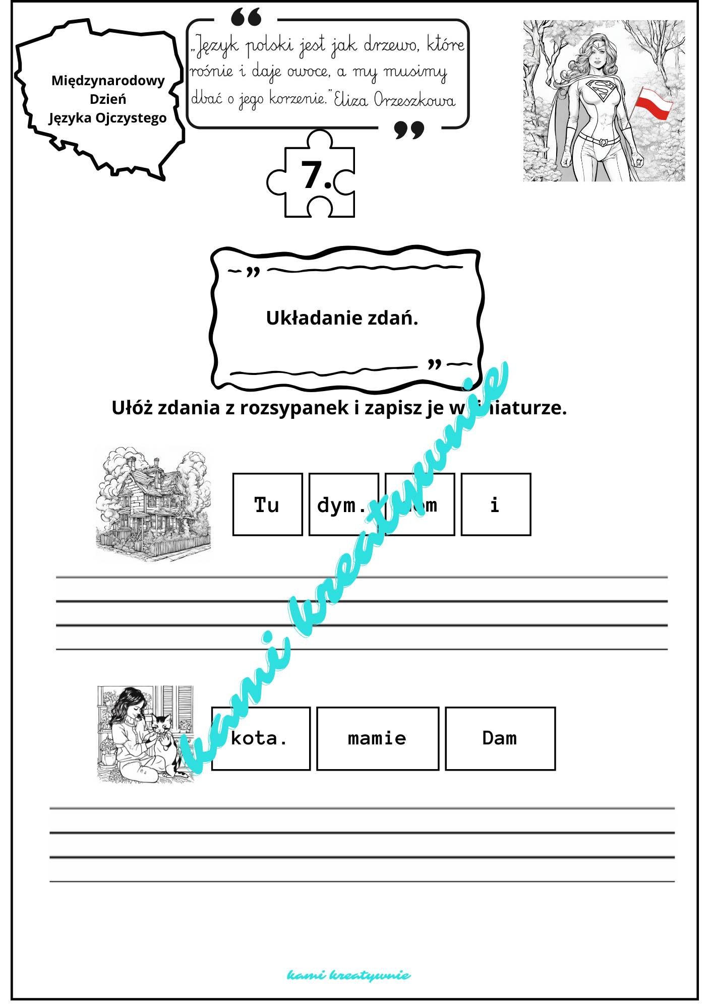 Dzień Języka Ojczystego- gra dla pierwszaków- gra-e-book - obrazek 15