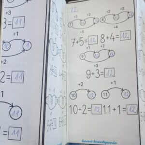 E-book z książeczką- dodawanie do 20 Leporello