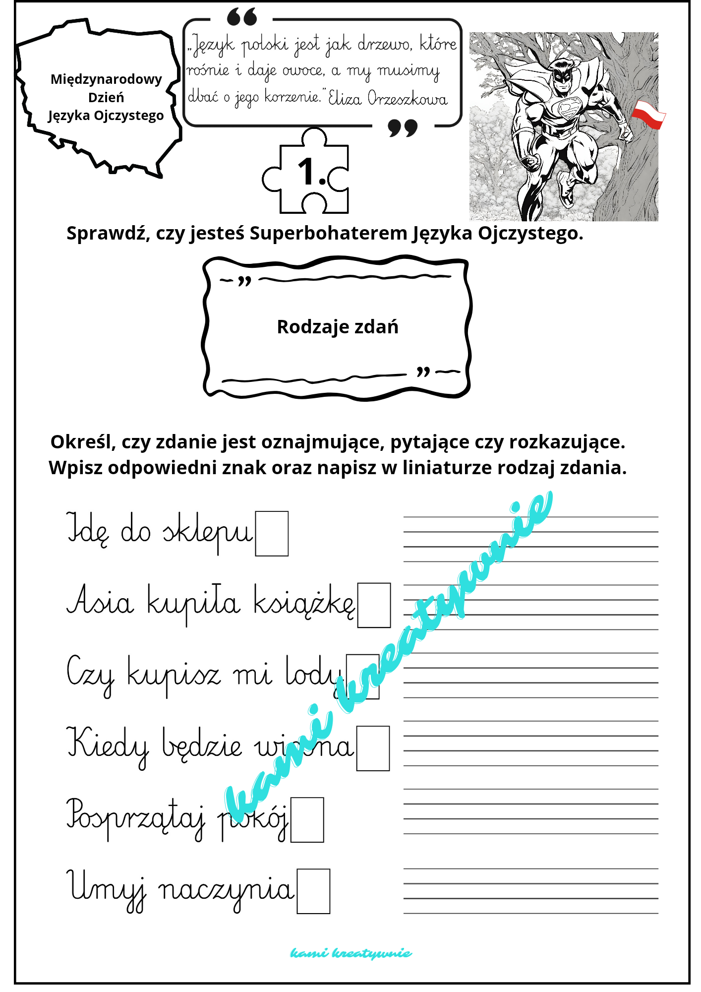 Dzień Języka Ojczystego- gra- e-book