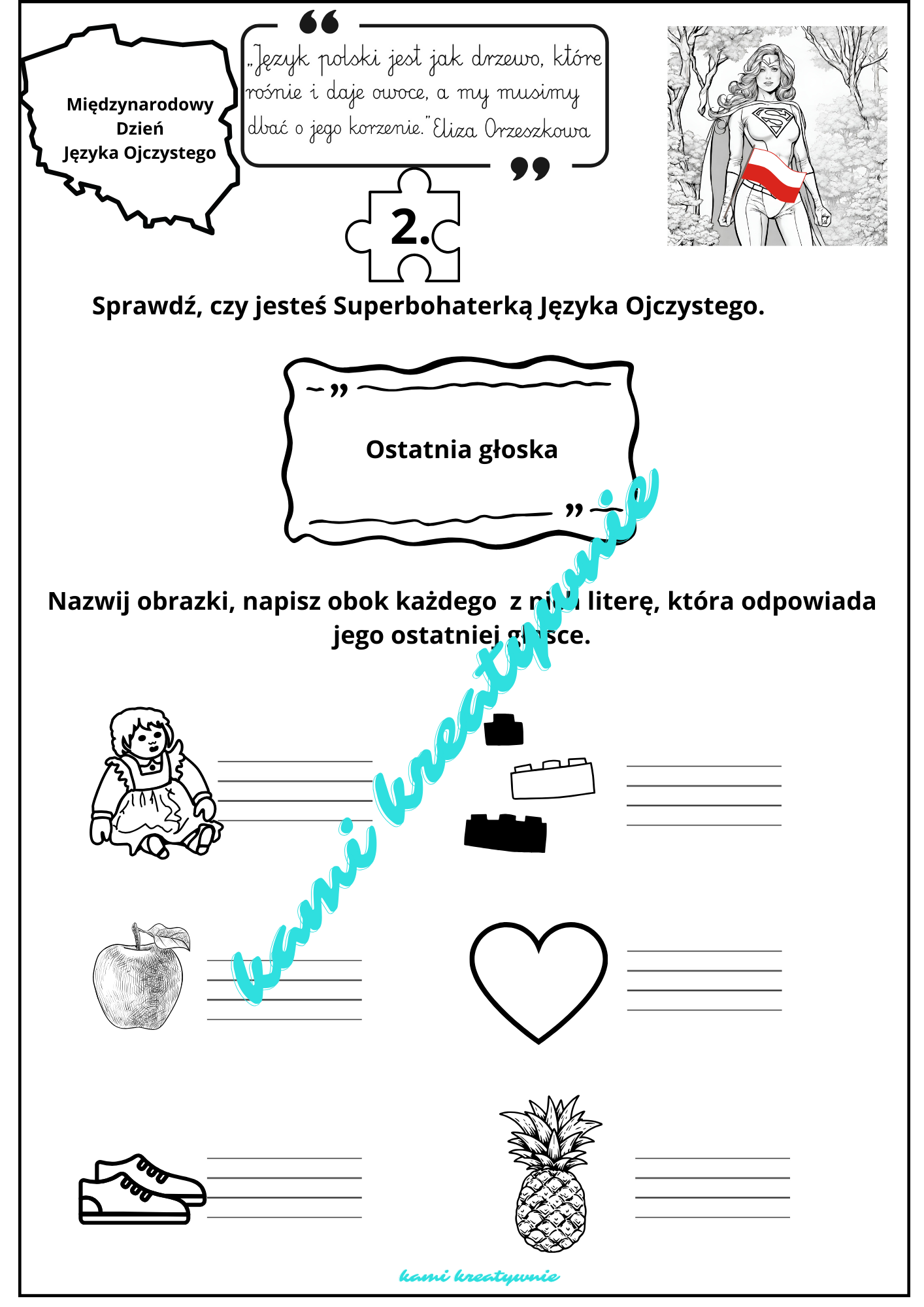 Dzień Języka Ojczystego- gra dla pierwszaków- gra-e-book - obrazek 5