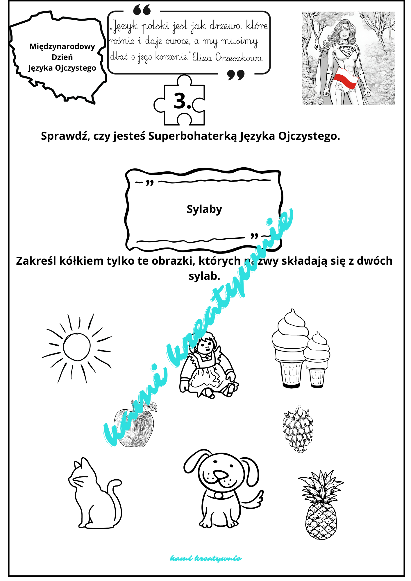 Dzień Języka Ojczystego- gra dla pierwszaków- gra-e-book - obrazek 7