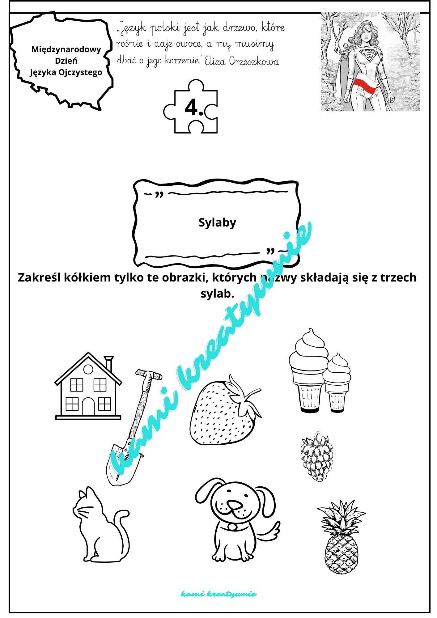 Dzień Języka Ojczystego- gra dla pierwszaków- gra-e-book - obrazek 9