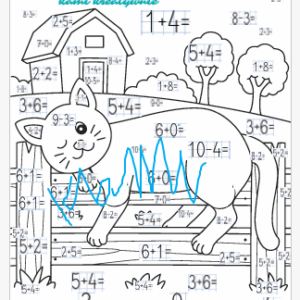 Dzień kota z dodawaniem do 10- e-book