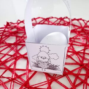 Wielkanocny i wiosenny koszyczek