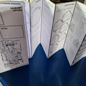 E- book -Detektyw Pozytywka-leporello lekturowe