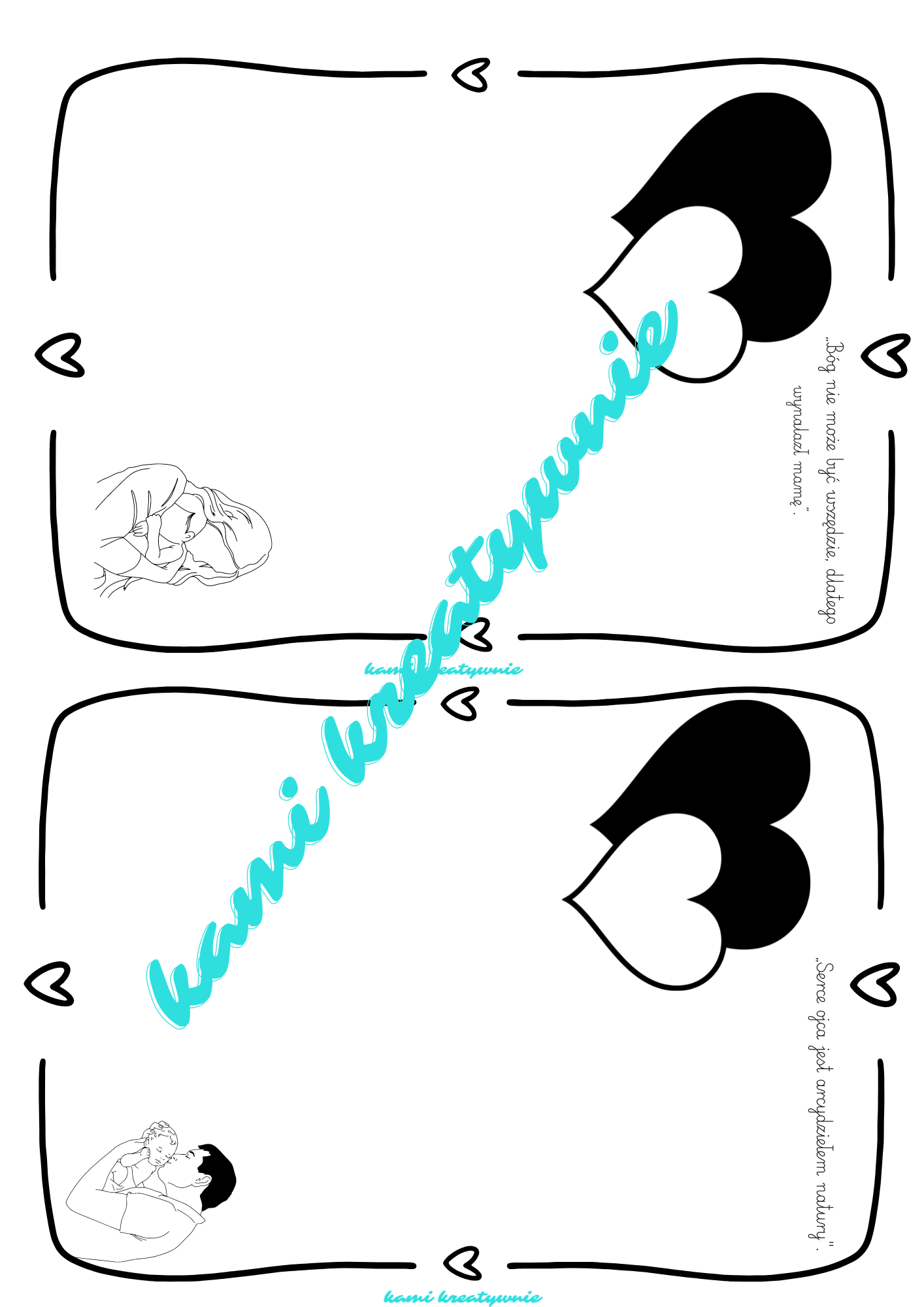 Dzień Mamy i Taty- kartka i zakładka - obrazek 7