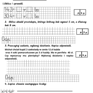 Test trzecioklasisty/powtórki- e-book