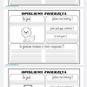 Opisujemy przedmioty i zwierzęta