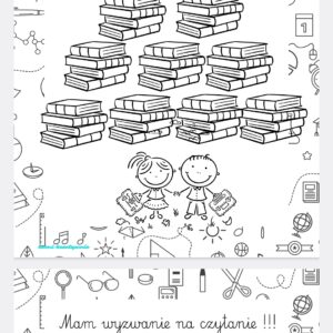 Wyzwanie na czytanie- karty i plakat- e-book