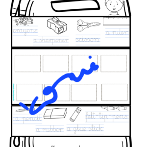Mój piórnik- zawartość w j.angielskim