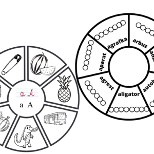 Wklejki składane z głoskami i sylabami- e-book