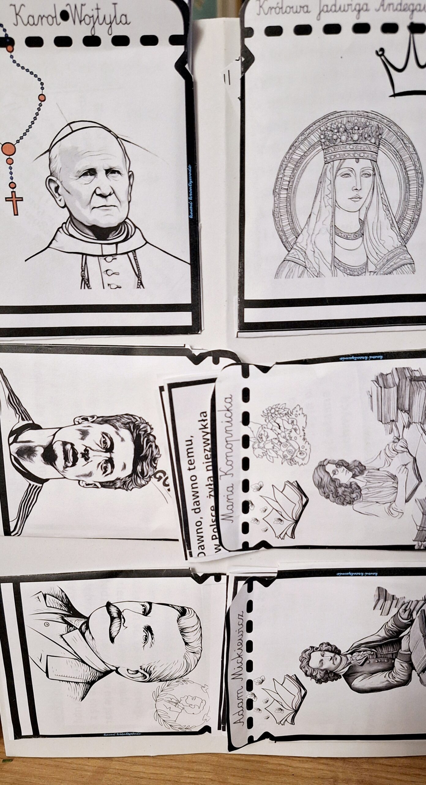 Lapbook - Sławni Polacy. Sławne Polki- e-book - obrazek 2