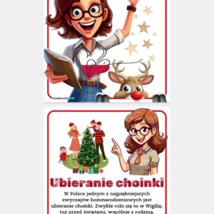 Zwyczaje świąteczne w Polsce- plansze i wklejka