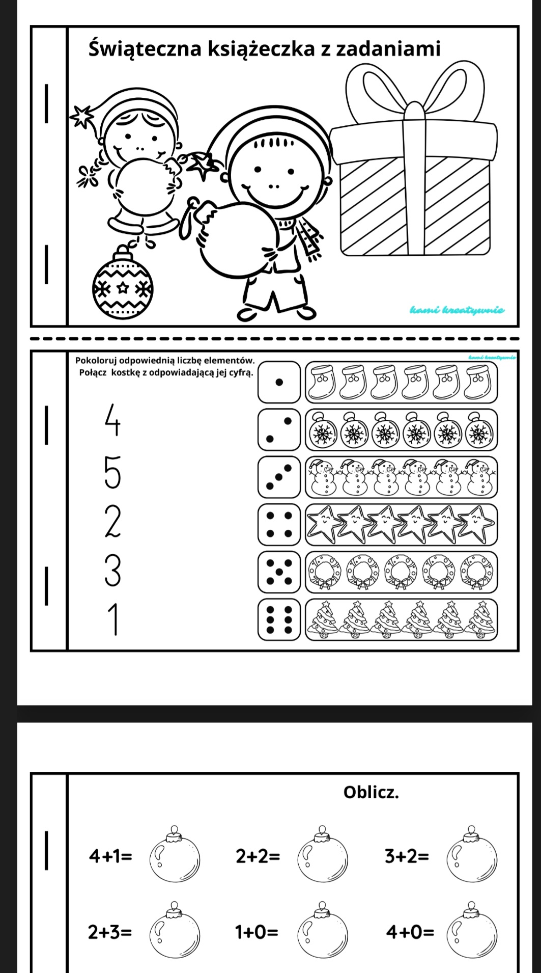 Świąteczne książeczki- skończyłem/skończyłam... klasa 1- e-book