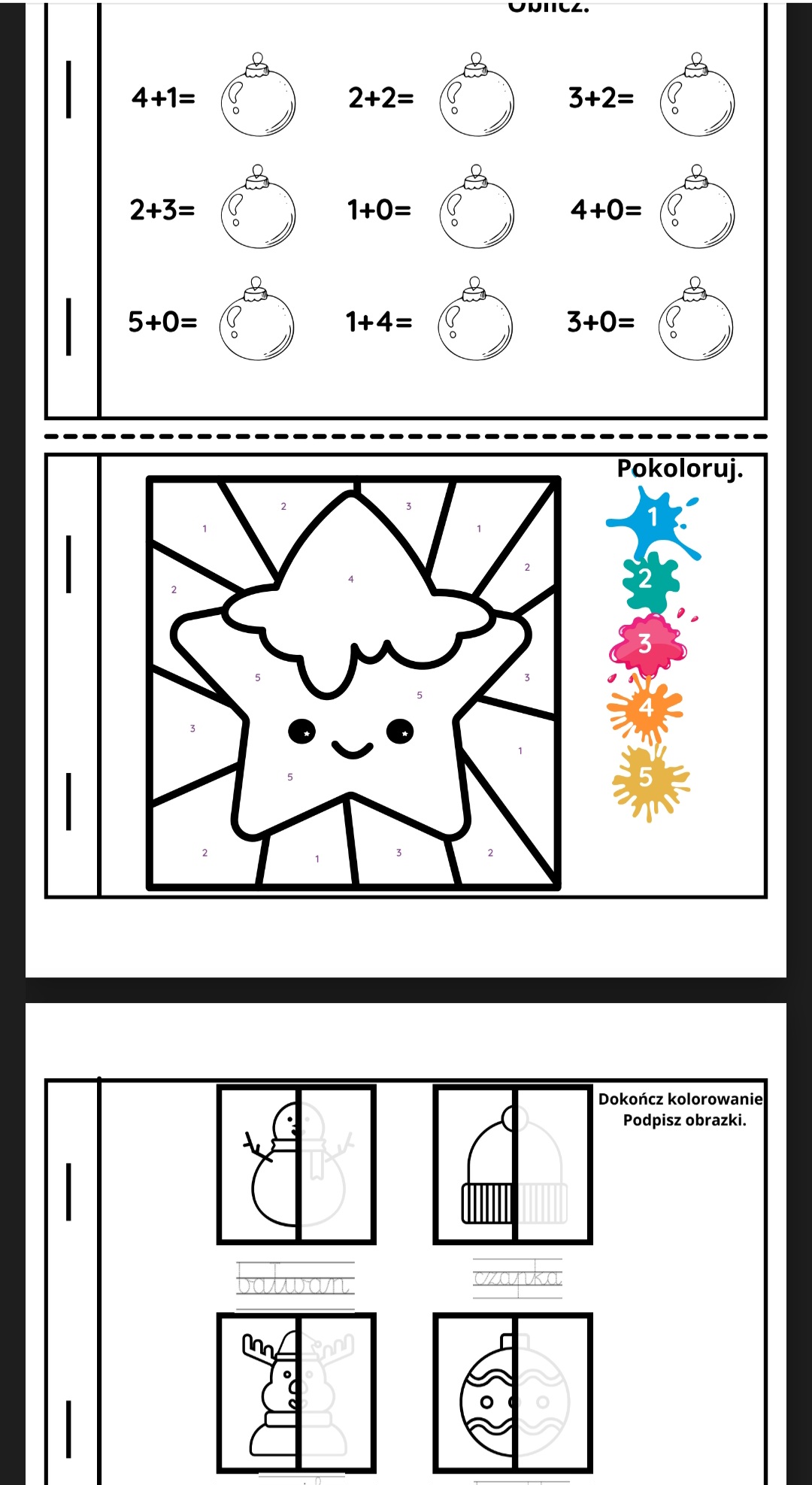 Świąteczne książeczki- skończyłem/skończyłam... klasa 1- e-book - obrazek 3