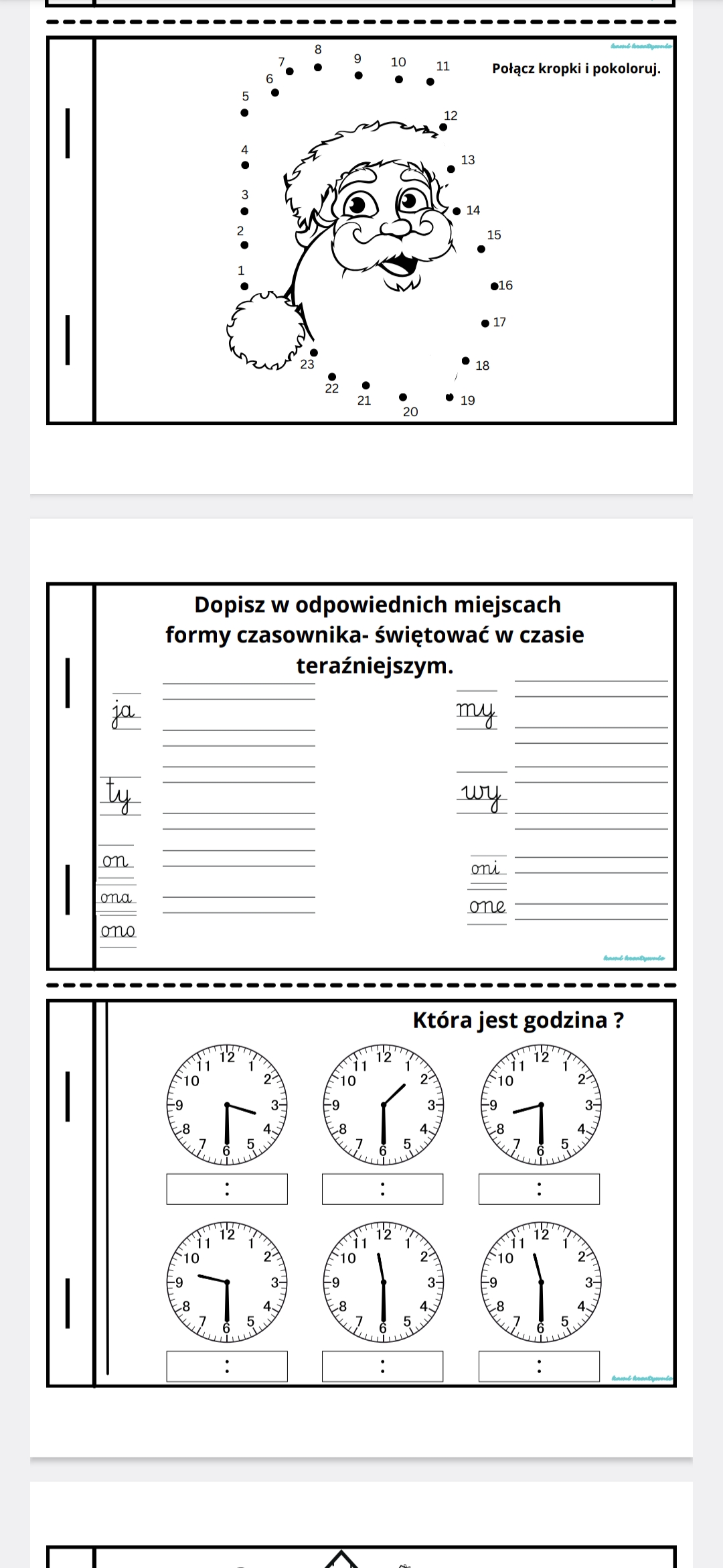 Świąteczne książeczki- skończyłem/skończyłam... klasa 3- e-book - obrazek 2