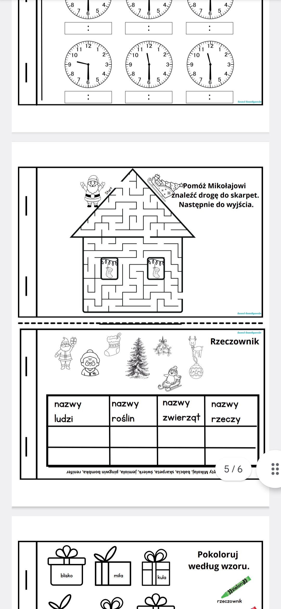 Świąteczne książeczki- skończyłem/skończyłam... klasa 3- e-book - obrazek 3