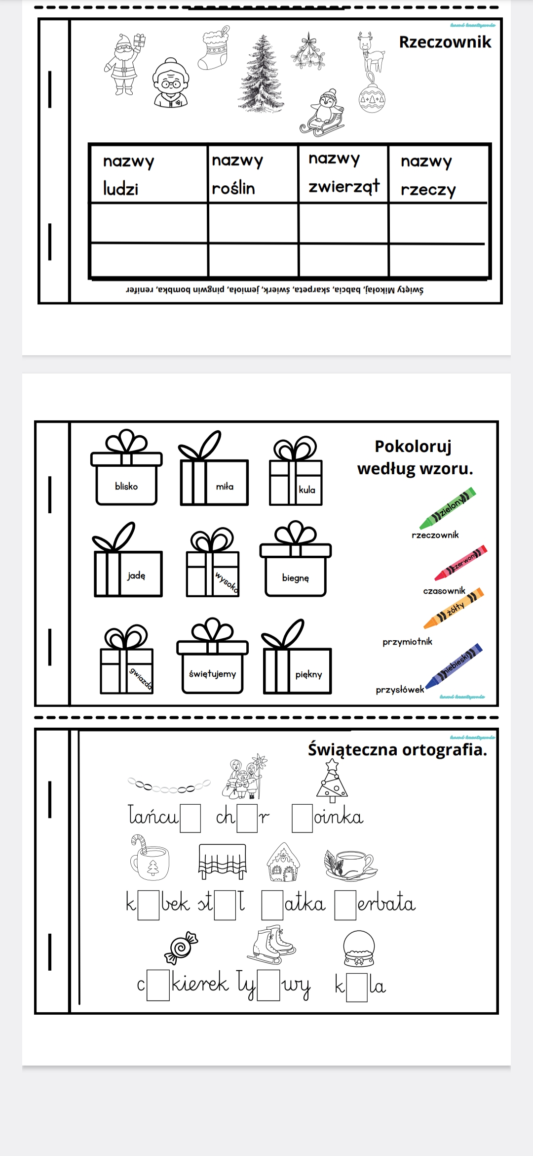 Świąteczne książeczki- skończyłem/skończyłam... klasa 3- e-book - obrazek 4