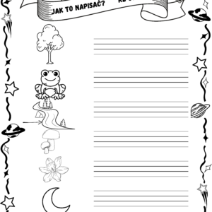 Jak to napisać?-  e-book z kartami różnicującymi pary ortogramów.