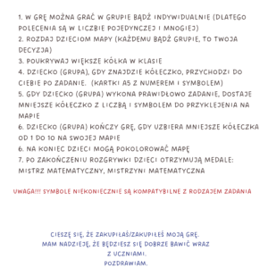 Pierwszorzędna gra matematyczna- klasa 1- e-book