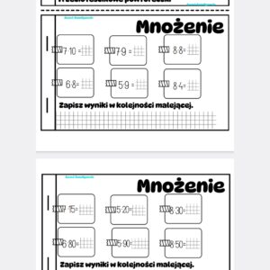 Powtóreczki trzecioteścikowe- matematyka- e-book