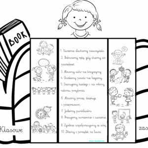 Klasowe zasady- wklejka rozkładana