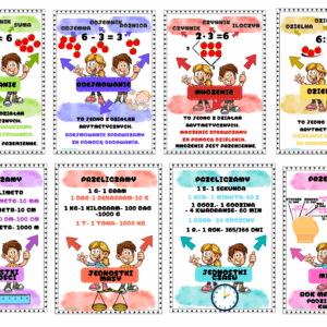 Plansze i wklejki matematyczne- ebook