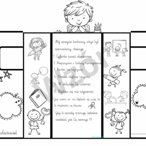 Dbam o zeszyt- wklejka rozkładana