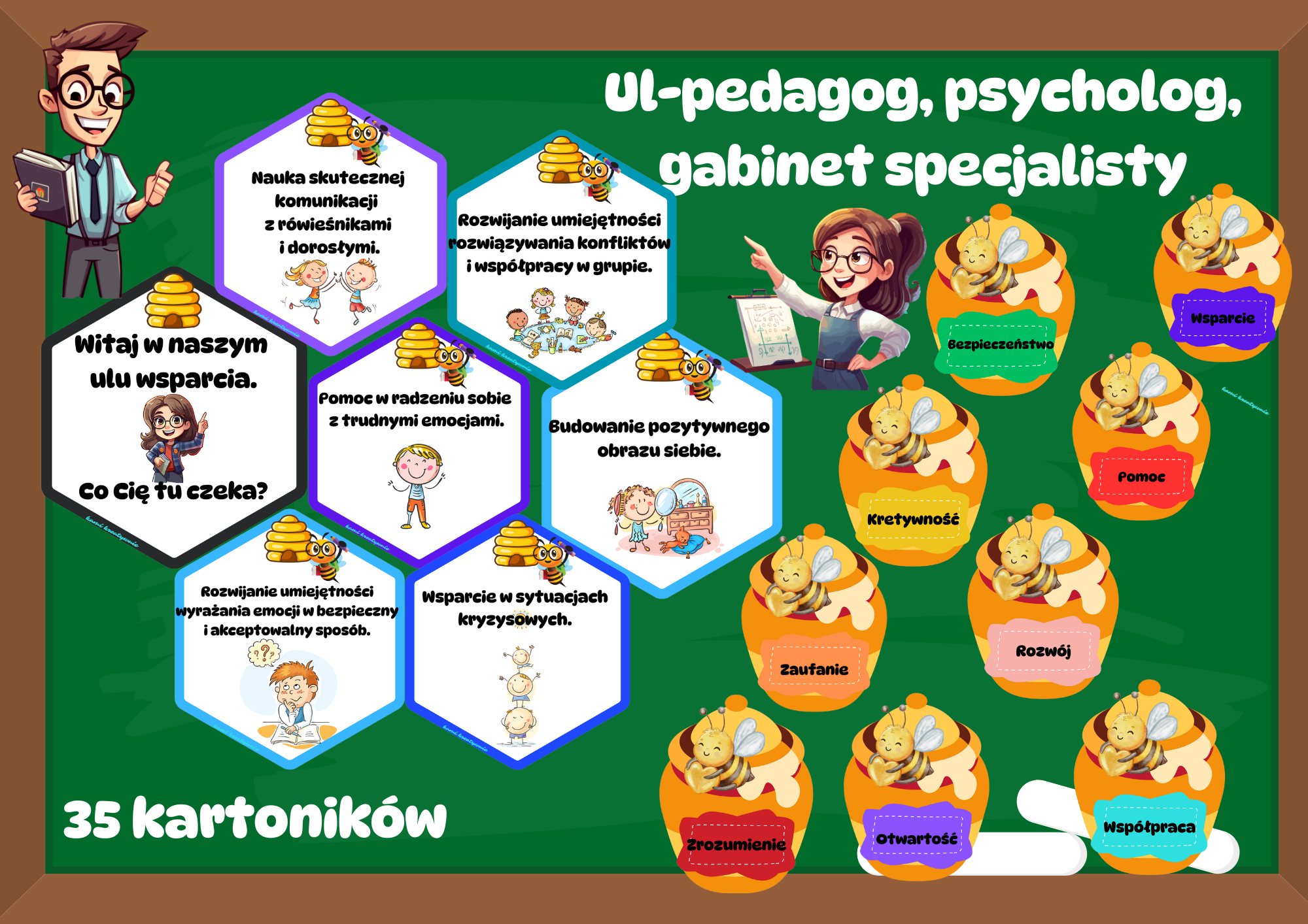 Ul wsparcia- dla gabinetu pedagoga/psychologa/terapeuty