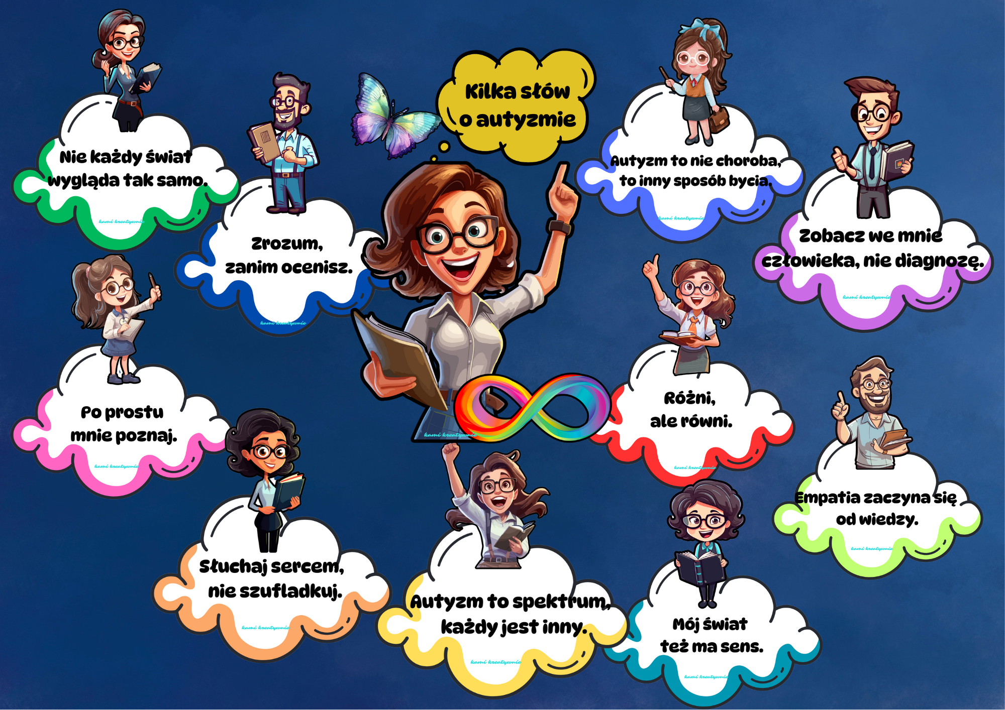 Kilka słów o autyzmie- gazetka